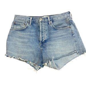 AGOLDE Parker Distressed Vintage Cut Off Jeans Sz 25 100% Organic Cotton